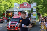 Rallye Český Krumlov: Start soutěže